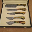 40" long Damascus steel kitchen knife set, many Camouflage colors available
