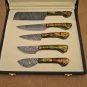 40" long Damascus steel kitchen knife set, many Camouflage colors available