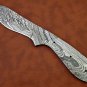 Spear point blank blade 9" hand forged Damascus steel knife, 4" Cutting edge