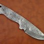 Spear point blank blade 8" hand forged Damascus steel knife, 3" Cutting edge