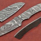 Spear point blank blade, 9" hand forged Damascus steel knife with 4.5" cutting