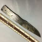 7.5" long with 3.5" cutting, Hand forged Damascus steel drop point blank blade,