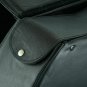Motorcycle MedIium Blk Real Leather Flame Embroidery Zip off Saddlebag Blk New