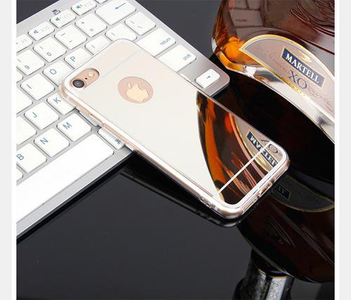 TOBOCLOO Cases For iPhone 5 5s SE 6 6s 7 8 Plus X Luxury Mirror TPU Silver (iP7Plus)