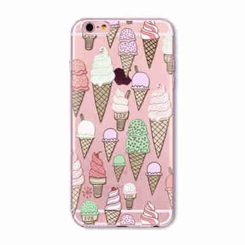 Case Apple iPhone 6 6s Plus 6Plus 5 5S SE Soft Silicon TPU Transparent Pink (iP6_6sPlus)