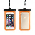 Universal Phone Bags Pouch Waterproof Cases Covers for iPhone 6 5S 6S 7 Plus orange (iP_SE)