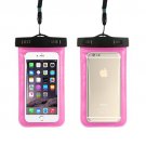 Universal Phone Bags Pouch Waterproof Cases Covers for iPhone 6 5S 6S 7 Plus pink (S8Plus)