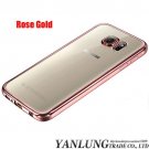 Coque Fundas Plating TPU Case for Samsung Galaxy S6 S7  S8 Plus Note 5 S5 02 (S7)