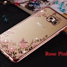 Soft Glitter Case For Samsung Galaxy S8 Plus S7 Edge S6 S5 Neo J5 Prime Note RoseGoldPink (S6Edge)