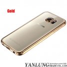 Coque Fundas Plating TPU Case for Samsung Galaxy S6 S7 Edge S8 Plus Note 5 S5 01 (S6)