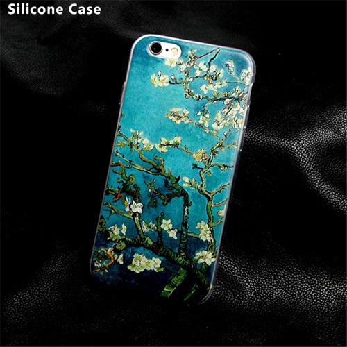 MISSCASE Phone Case for iphone Plus Soft Silicone Van Gogh Star print TPU 15 (iP5_5s)