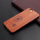 Natural U I Brand New Wood Phone Case For iPhone 5 5S 6 6S 6Plus 7 dandelion (iP6_6sPlus)