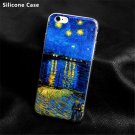 MISSCASE Phone Case for iphone Plus Soft Silicone Van Gogh Star print TPU 16 (iP7)