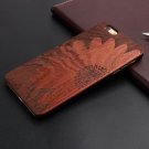 Natural U I Brand New Wood Phone Case For iPhone 5 5S 6 6S 6Plus 7 chrysanthemum (iP7)