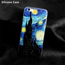 MISSCASE Phone Case for iphone Plus Soft Silicone Van Gogh Star print TPU 20 (ip8Plus)