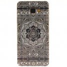 Cartoon Printing Soft Silicone TPU Case Cover For SAMSUNG GALAXY Black Big Flower (S7)