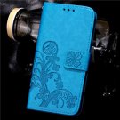 For iPhone 7 Plus 4S 5S 4 5 6 S Leather Flip Case For Samsung Galaxy Blue (S7Edge)