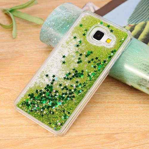 Dynamic Liquid Bling Star Quicksand Case Samsung Galaxy S5 S6 S7 Edge S8 Plus Green (S7Edge)
