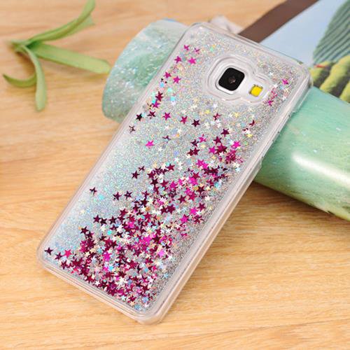 Dynamic Liquid Bling Star Quicksand Case Samsung Galaxy S5 S6 S7 Edge S8 Plus Siliver (S7Edge)