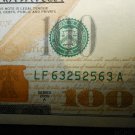 REPEATER SERIAL NUMBER FANCY 63252563 $100 ONE HUNDRED DOLLAR BILL NOTE 2009A