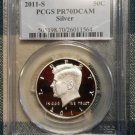 2011-S Kennedy 90% Silver Half Dollar - PCGS PR70DCAM