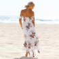 Size S White Floral Off Shoulder Maxi Dress