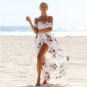Size M White Floral Off Shoulder Maxi Dress