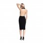 Size XXL Black Lace Patchwork Women Pencil Dress