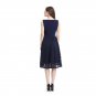 Size XXL Blue Lace Women Elegant Dress