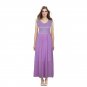 Size XXXL Purple Women Long Lace Chiffon Dress