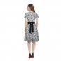 Size XXL White Women Long Lace Swing Dress