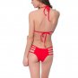 Size L Red Women Straps Bikini Swimwear