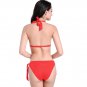 Size M Red Women Strap Bikini High Elasticity