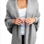 Size XL Grey New large size women's sweater cardigan jacket long-sleeved women's sweaters
