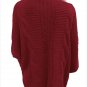 Size M Red Winter new wild sweater long-sleeved large size cardigan sweater