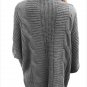 Size L Grey Winter new wild sweater long-sleeved large size cardigan sweater