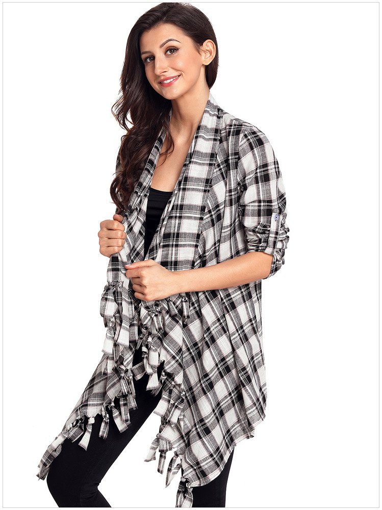 Size XXL Grey Winter new long-sleeved irregular dress plus large cardigan women's coat