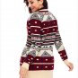 Size XL Winter new large cardigan sweater women's long-sleeved Christmas sweater