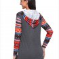 Size S Winter Women Christmas deer deer printed hoodie long-sleeved large size women's sweater