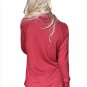 Size XL Red Winter Sweatshirts Heap Header Long Sleeve Ladies Sweater