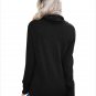 Size XL Black Winter Sweatshirts Heap Header Long Sleeve Ladies Sweater