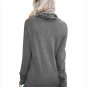 Size S Grey Winter Sweatshirts Heap Header Long Sleeve Ladies Sweater