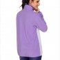 Size S Purple New fashion pullover high collar button long-sleeved women's sweater