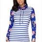 Size XXL Blue long-sleeved Slim long-size large size women's sweater