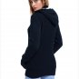 Size S Darkblue New women's knit sweater cardigan long sleeve coat