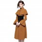 Size XL 2017 autumn winter new female long temperament waist jacket