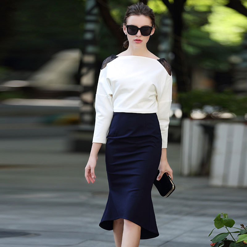 Size XL White Women Chic Summer Dress