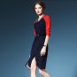 Size L Blue Baseball Women Outdoor Dress