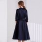 Size L Blue OL Women Shirt Dress