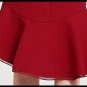 Size XL Red Speaker Sleeve Women Slash Neck Formal Dress Fishtail